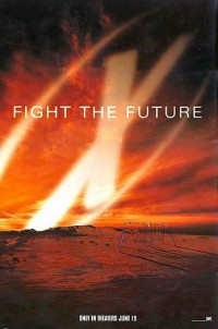 X-Files: Fight the Future movie poster art