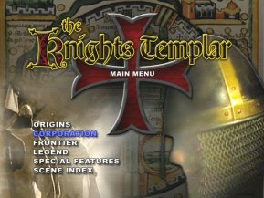 The Knights Templar DVD menu The Knights Templar DVD menu