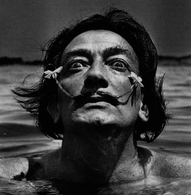 Salvador Dali in water Salvador Dali in water