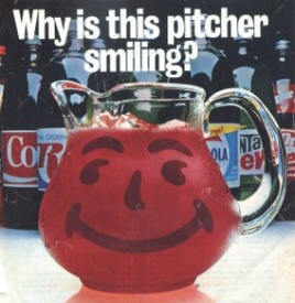 Kool-Aid smiling Kool-Aid smiling