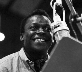 Miles Davis smiling Miles Davis smiling