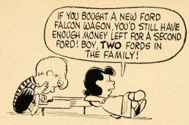 Schroeder and Lucy for the Ford Falcon Schroeder and Lucy for the Ford Falcon