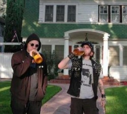 Mortimer A. London and Pigpen have a drink at Elm Street