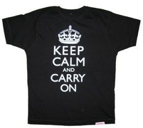 Keep Calm and Carry On T-Shirt by Yes No Maybe Keep Calm and Carry On T-Shirt by Yes No Maybe
