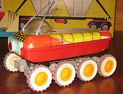 Soviet Toy, looks like the rover from Moon Patrol