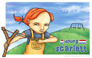 Young Scarlett by Angela Matteson