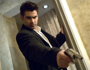 Colin Farrell with gun from In Bruges