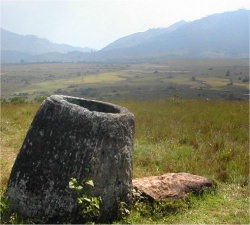 The Plain of Jars from Laos