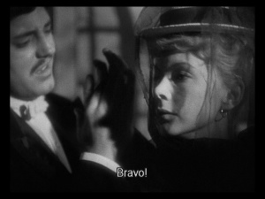 Anita Björk as Julie and Ulf Palme as Jean in Miss Julie (1951)