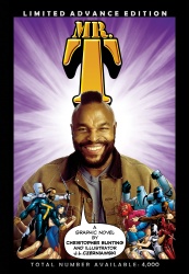 Mr. T graphic novel cover art Mr. T graphic novel cover art