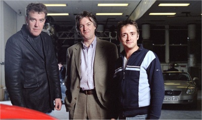 Jeremy Clarkson, James May and Richard Hammond, the presenters of BBC