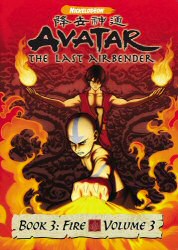Avatar The Last Airbender Book 3: Fire Vol. 3 DVD Cover Art Avatar The Last Airbender Book 3: Fire Vol. 3 DVD Cover Art