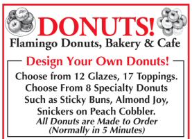 Donuts Ad at Flamingo Cafe Donuts Ad at Flamingo Cafe