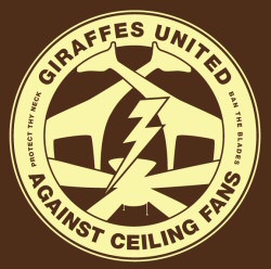 Giraffes United Against Ceiling Fans Giraffes United Against Ceiling Fans