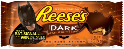 Reese's Dark Peanut Butter Bat from Dark Knight Reese's Dark Peanut Butter Bat from Dark Knight