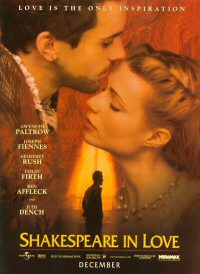 Shakespeare in Love poster art Shakespeare in Love poster art