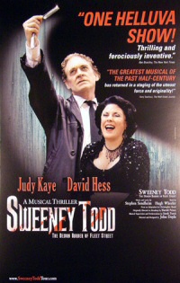 Sweeney Todd Tour poster Sweeney Todd Tour poster