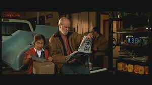 Raquel Castro and George Carlin from Jersey Girl Raquel Castro and George Carlin from Jersey Girl