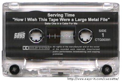 Serving Time cassette tape Serving Time cassette tape