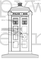 TARDIS Blueprint by Sherrod Drawings TARDIS Blueprint by Sherrod Drawings