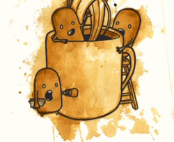 Coffee Cloud from Threadless Kaffee Wolke ab Threadless