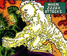 Zzzax Attacks! Zzzax Attacks!