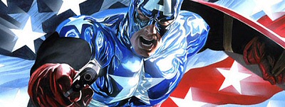 Captain America, now shiny Captain America, now shiny