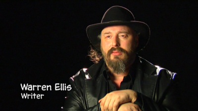 Warren Ellis from the Iron Man DVD bonus features Warren Ellis from the Iron Man DVD bonus features
