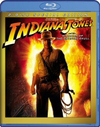 Indiana Jones and the Kingdom of the Crystal Skull Blu-Ray cover art