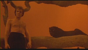 Malcolm McDowell (and friend) from Cat People (1982) Malcolm McDowell (and friend) from Cat People (1982)