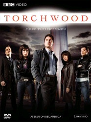Torchwood: The Complete First Season DVD cover art Torchwood: The Complete First Season DVD cover art