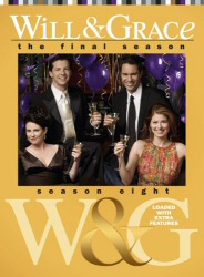 Will and Grace: Season 8 DVD cover art Will and Grace: Season 8 DVD cover art