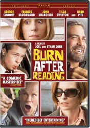 Burn After Reading DVD cover art Burn After Reading DVD cover art