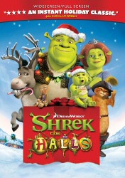 Shrek the Halls DVD cover art Shrek the Halls DVD cover art