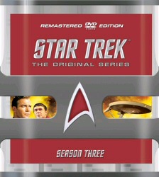 Star Trek: The Original Series Remastered Season 3 DVD cover art Star Trek: The Original Series Remastered Season 3 DVD cover art
