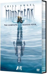 Criss Angel: Mindfreak: The Complete Season Four DVD cover art Criss Angel: Mindfreak: The Complete Season Four DVD cover art