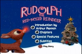 Rudolph the Red Nosed Reindeer Menu