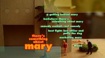 There's Something About Mary DVD menu There's Something About Mary DVD menu