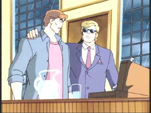 Peter Parker and Matt Murdock from Daredevil vs. Spider-Man Peter Parker and Matt Murdock from Daredevil vs. Spider-Man