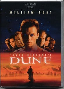 Dune miniseries DVD cover art Dune miniseries DVD cover art