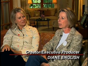 Candice Bergen and Diane English from Murphy Brown: The Complete First Season Candice Bergen and Diane English from Murphy Brown: The Complete First Season