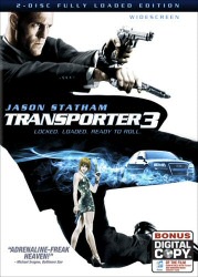 Transporter 3 DVD cover art Transporter 3 DVD cover art
