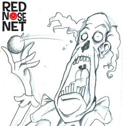 Zombie Clown original sketch for Red Nose Net Zombie Clown original sketch for Red Nose Net