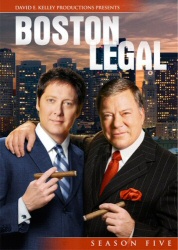 Boston Legal: Season Five DVD cover art Boston Legal: Season Five DVD cover art