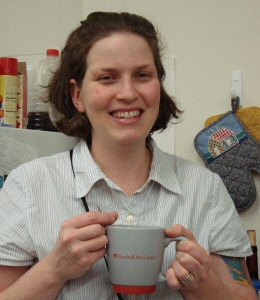 Brittany with coffee Brittany with coffee