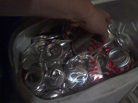 Karina and where Diet Coke cans go to die Karina and where Diet Coke cans go to die