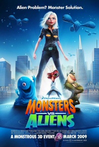 Monsters vs. Aliens poster art Monsters vs. Aliens poster art