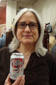 Niki with Diet Dr. Pepper Niki with Diet Dr. Pepper