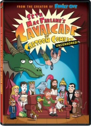 Seth MacFarlane: Cavalcade of Cartoon Comedy DVD cover art Seth MacFarlane: Cavalcade of Cartoon Comedy DVD cover art