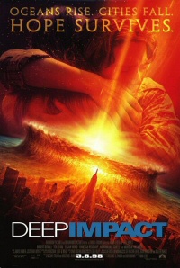 Deep Impact movie poster Deep Impact movie poster
